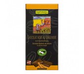 PACK 4 UDS. - Chocolate Negro con Jengibre Confitado Bio Vegan 80g Rapunzel