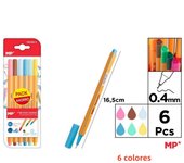 Plaza Tres Aguas – Rotulador punta fina 6 / 10 colores - MP