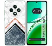 Tumundosmartphone Funda Silicona para Oppo Reno 12FS 4G / 12 FS 5G diseño Mármol 05 Dibujos