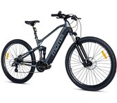 Moma Bikes Bicicleta Electrica, EMTB-29"PRO Full Suspension Motor Central, SHIMANO Altus 8v & Frenos Disco Hidráulicos, Bateria Integrada Ion Litio 48V 13Ah (Talla M-L)