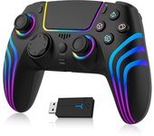 Wireless Gamepad For Dual Sense PS5 Controller RGB Light Hall Joystick for PlayStation 5/PS5 Slim/PS5 Pro Console Accessories