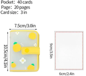 3 Inch Camera Photo Small Photo Album Instax Album Kpop Photo Card Holder Mini Photocard Binder ID Card Cover Collect Book