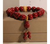 Cinnabar Brave pulsera para hombres y mujeres, Ins Niche Light, lujo exquisito, año de la vida, bolso colgante, Lucky HandString, regalo para pareja