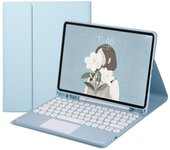 Wireless Magic Keyboard for iPad Pro Case 11 2024 Spanish Bluetooth Keyboard and Mouse