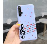 For Huawei Honor 20 Case Honor 20 Lite Phone Case MAR-LX1H HRY-LX1T Funda Soft Silicone Colored Back Cover For Honor 20 20Lite