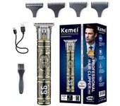 Original kemei full metal hair trimmer for men professional barber beard hair clipper electric haircut machine rechargeable