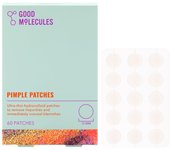 Good Molecules Pimple (60 Patches) Ultra-Thin Hydrocolloid Patches To Conceal Whiteheads, Blackheads Blemishes, Target Ance and