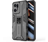For Oppo Find X5 Pro Drop Shockproof Hard PC Soft TPU Cover Slim Fit Kickstand Phone Case