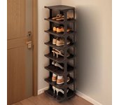 Removable Vertical Shoe Rack Stackable Saving Space Layered Shoe Cabinets 2-8 Layers Anti-drop Standing Shoe Shelf Doorway