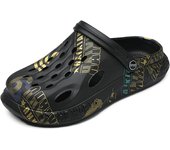 Men's Casual Closed Toe Slide On The Platform EVA Clogs Outdoor Non-slip Hollowed-out Beach Shoes Boys Sandals Mens Home Clogs