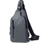 Bolsa De Pecho Impermeable Para Hombre Casual Bolsa De Hombro Negocios Nylon Con Carga USB Bolsa De Cintura Deportiva Al Aire Libre