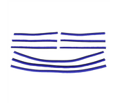 9Pcs Soft Plush Strips for Dyson V6 V7 V8 V10 V11 Vacuum Cleaner Soft Roller Head Replacement Accessories Parts