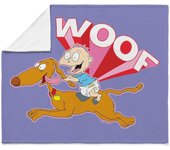 Rugrats WOOF Super Soft Plush Throw Blanket