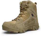 2024 Fashion Men's Desert Combat Boots Outdoor Leather Hiking Shoes Men Hunting Work Safty Boots Men's Short Boots ankle boots