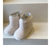Botas de nieve invierno niñas botas esponjosas zapatos de algodón de felpa