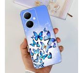 For Huawei Nova 11i Case Cute Luxury Back Cover Soft Silicone Phone Case For Huawei Nova11i 6.8" Fundas Transparent Flower Para
