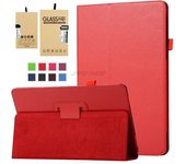 For IPad Air 11 2024 M2 Air 2022 2020 IPad 2022 IPad Pro 11 2024 M4 Pro 10.5 10.2 PU Leather Flip Case Cover Tempered Glass