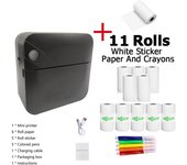 Mini impresora portátil para teléfono móvil IOS y Android, impresión sin dint, BT, Photo Térmica, Gift, Notas de estudio,