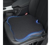 Car Seat Cushion Car Wedge Seat Cushion Booster Seat Cushion Memory Foam Car Seat Pad Breathable Seat Cushion, Cushions for Driving Seat (Black)