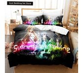 Anime Sword Art Online Bedding Sets Home Textile Pillow Case 3D Bed Linen Duvet Covers Kids Gift Bed Set Home Textiles Bedding