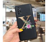 For Xiaomi Poco X4 Pro 5G Case Soft Letters Alphabet Painted Phone Cover For Xiaomi Poco M4 Pro 4G Funda PocoX4 M4 Pro 2022 Capa