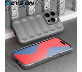 KEYSION Shockproof Case for iPhone 15 Pro Max 15 Plus Soft Silicone Anti-skid Phone Back Cover for iPhone 14 Plus 12 13 Pro Max