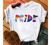 Kawaii Love Is Love Lgbt T Shirt Men Funny Harajuku Rainbow Gay Pride T-shirt Love Wins Graphic Tees Hip Hop Tops Tshirt Male