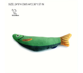 Juguete realista para gatos y peces, juguete interactivo de peluche para masticar con sonido, a prueba de mordeduras para gatos y gatitos, estimula el juego, 1 ud.