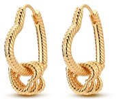 Pendientes de aro de circonio para mujer y niña, aretes de Color dorado, Luna y estrellas, joyería fina de plata 925