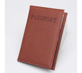 Leather Passport Holder ID Cover Travel Accessories for Women Men Portable Bank Card Passport Business PU Leather Wallet Case