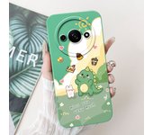 For Funda Xiaomi Redmi A3 Case 2024 Popular Flower Art Painted Soft Cover For Xiaomi Redmi A3 4G Shockproof Liquid Silicone Case