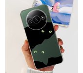 6.71" For Xiaomi Redmi A3 4G Case Cute Love Heart Transparent Silicon Soft Phone Cover on Xiomi Redmi A3 2024 Coque RedmiA3 Case
