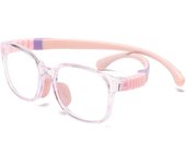 Nuevas gafas anti-azules ultraligeras para niños, templo desmontable, protección ocular de silicona de dos colores, espejo plano especial para niños y niñas