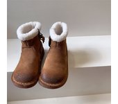 Botas de nieve zapatos de algodón botas cortas botas mullidas de felpa para bebé