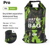 Senderismo Bolsa Impermeable Para Mojado Y Seco, Bolsa De Natación, Rafting, Kayak, Río,, Remo, Piragüismo, Bolsa De Agua, 30 Li