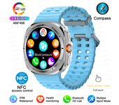 New Smartwatch 7 Ultra Men Full Touch Bluetooth Call Watch NFC Compass Sports Waterproof AMOLED Screen Women For Android ios ﻿