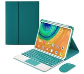 For Xiaomi Pad 5 Case with Keyboard Fabric Soft Back Tablet Cover For Xiaomi Mi Pad 5 Pro 11 inch Español Teclado Trackpad