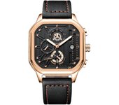 Waterproof luminoso multifunción reloj de hombre moda reloj de cuarzo