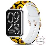 Applicable to Printing  Mi Band Pro MiBand 8 Replacement Silicone Bracelet for Smart Watch Strap Redmi watch 4