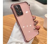 Transparent Plating Magnetic Bracket Phone Case For Samsung A13 A23 A33 A53 A73 A12 A22 A32 A52 A03 A52S Shockproof Soft Cover