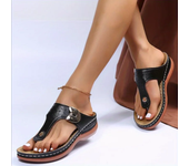 Women's Platform Flip Flops Comfortable Open Toe Slip On Shoes Women Casual Walking Shoes