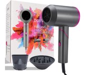 Secador de pelo iones Secadores de pelo profesional iónico, con boquilla de cabeza de soplado, Hair Dryer negativos portátil