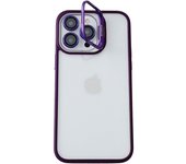 Luxury Camera Lens Protector Transparent Case For Apple iPhone 15 14 13 Pro Max Plus Phone Holder Shockproof Silicone Back Cover