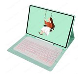 7-color Backlit Spanish Keyboard for Samsung Galaxy Tab S9 Ultra Keyboard Case 2023 SM-X910 X916B X918U Backlit Mouse