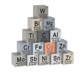 15Piece Metal Elements Cubes -Density Cube Set for 1 Periodic Table of Elements Collection - Pure Tungsten Cube (10 mm)