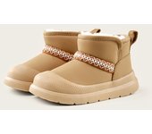 Botas de nieve nuevo niño engrosado grandes zapatos de algodón botas de niña