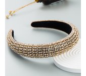 1pcs Rhinestone Headband Women Girls Thick Padded Headband Bling Glitter Sparkly Colorful Diamond Headband Fashion Head Band Holiday Formal Hair Accessories For Women Girls Gifts