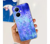 For Vivo V29 Lite 5G Case Global Version Women Fashion Pink Beach Eiffel Tower Pattern Fundas For Vivo V29Lite v 29 Soft Clear