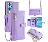 Magnético Funda de Cuero PU Billetera Solapa Cover Realme GT2, GT Neo 3T, Neo 2, Multifuncional Cuerda Colgante Funda protectora