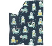 Bonita manta de perezoso para niños, regalos para niños y niñas, manta de sofá, manta decorativa